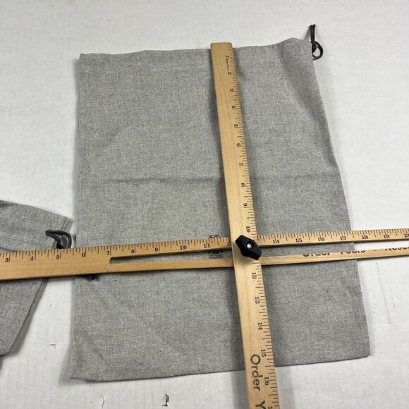 Brunello Cucinelli Set of 2 Dust Bags Small + Medium Lightweight Travel Storage - Picture 2 of 6